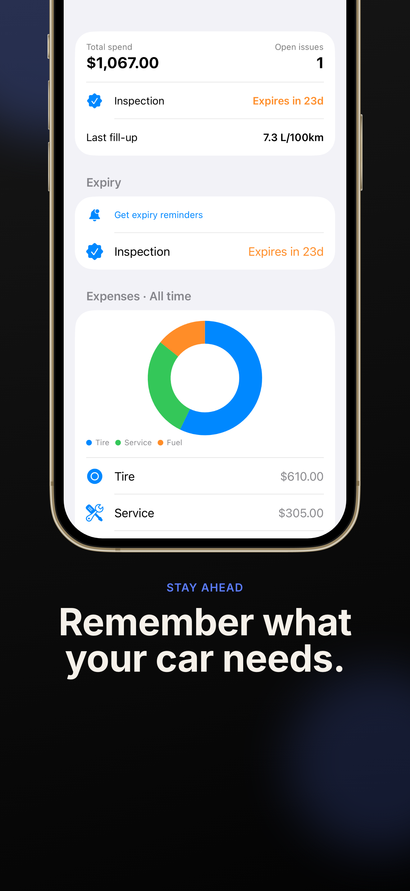 Odomera insights screen